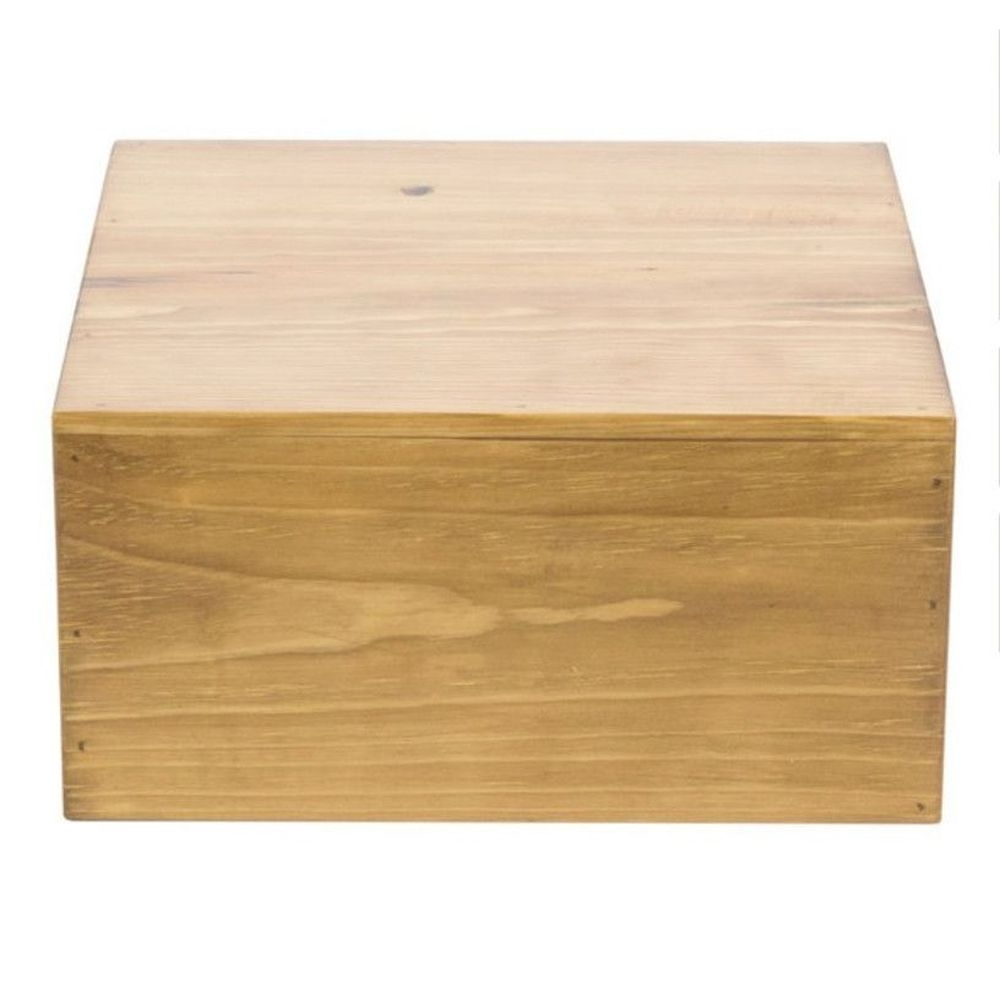 Cal-Mil Madera Wood Cube Riser, 12 x 12 x 6 inch