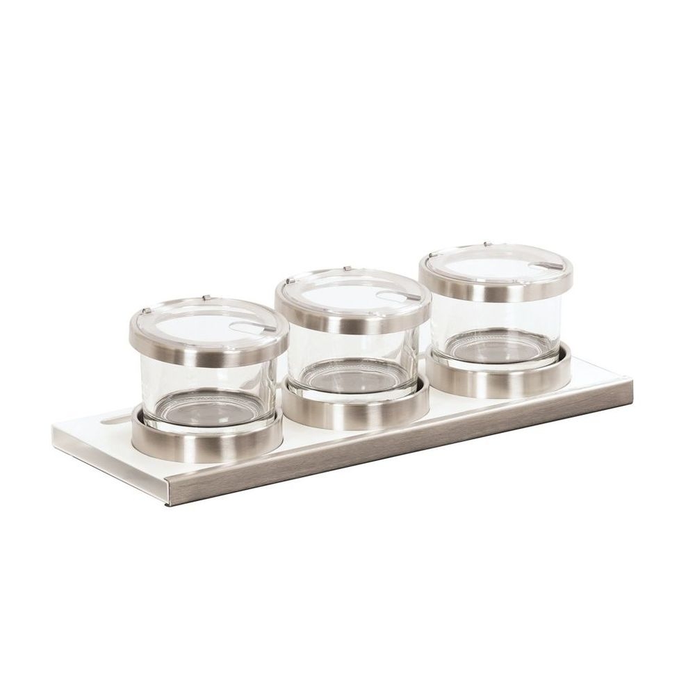 Cal-Mil Luxe Chilled Mixology Organizer with Notched Lid, 16 x 6 x 4 inch