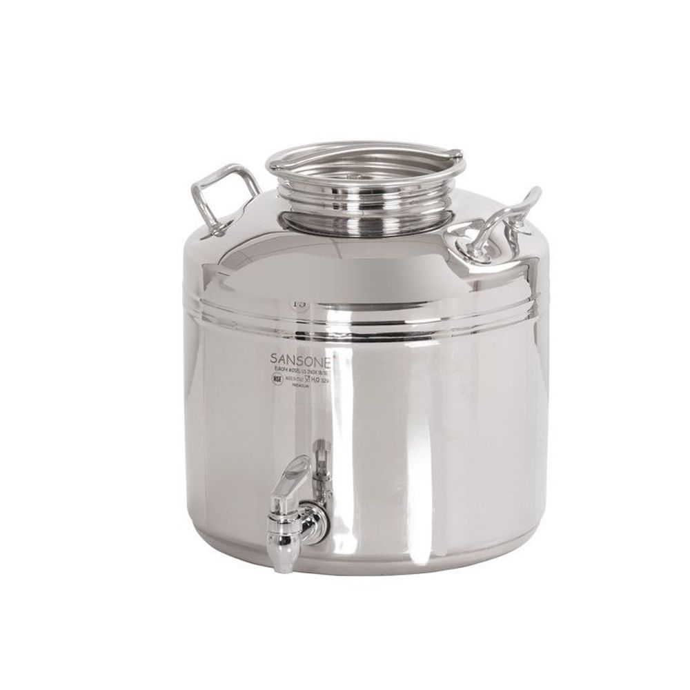 Cal-Mil Stainless Steel Beverage Dispenser, 14 x 14 x 11 inch