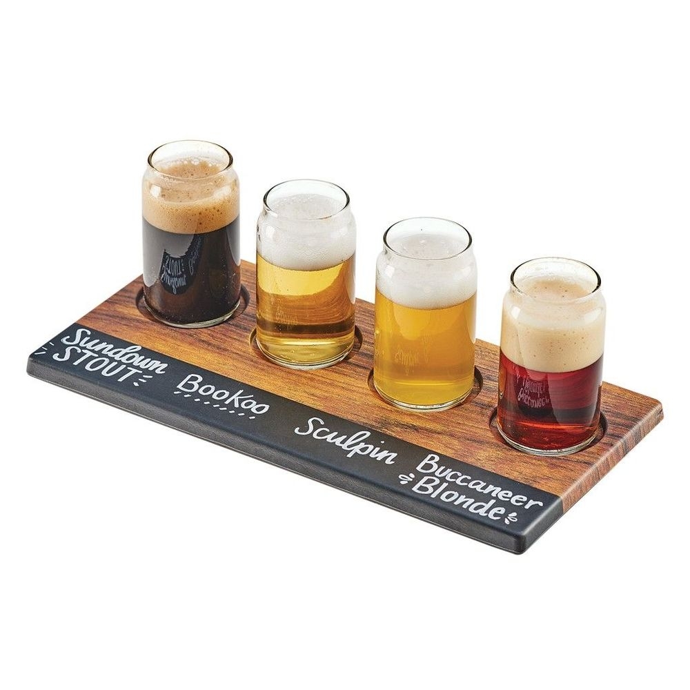 Cal-Mil Melamine Wood Tasting Board, 20 x 15.5 x 2 inch