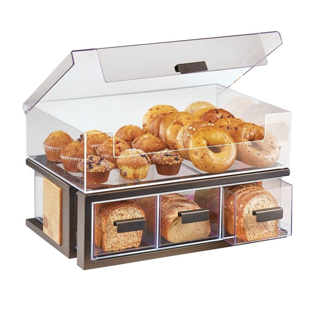Cal-Mil Sierra 4 Compartment Bread Display, 22.5 x 14.75 x 13.75 inch