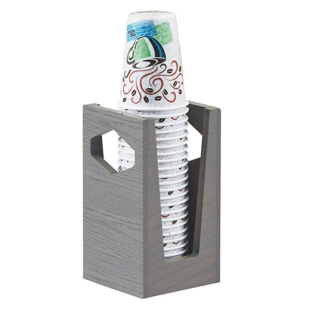 Cal-Mil Oak Ashwood Cup and Lid Holder, 5 x 5 x 9 inch