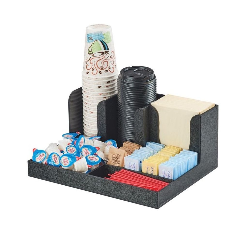 Cal-Mil Plastic Classic Condiment Station, 14 x 11 x 6.5 inch