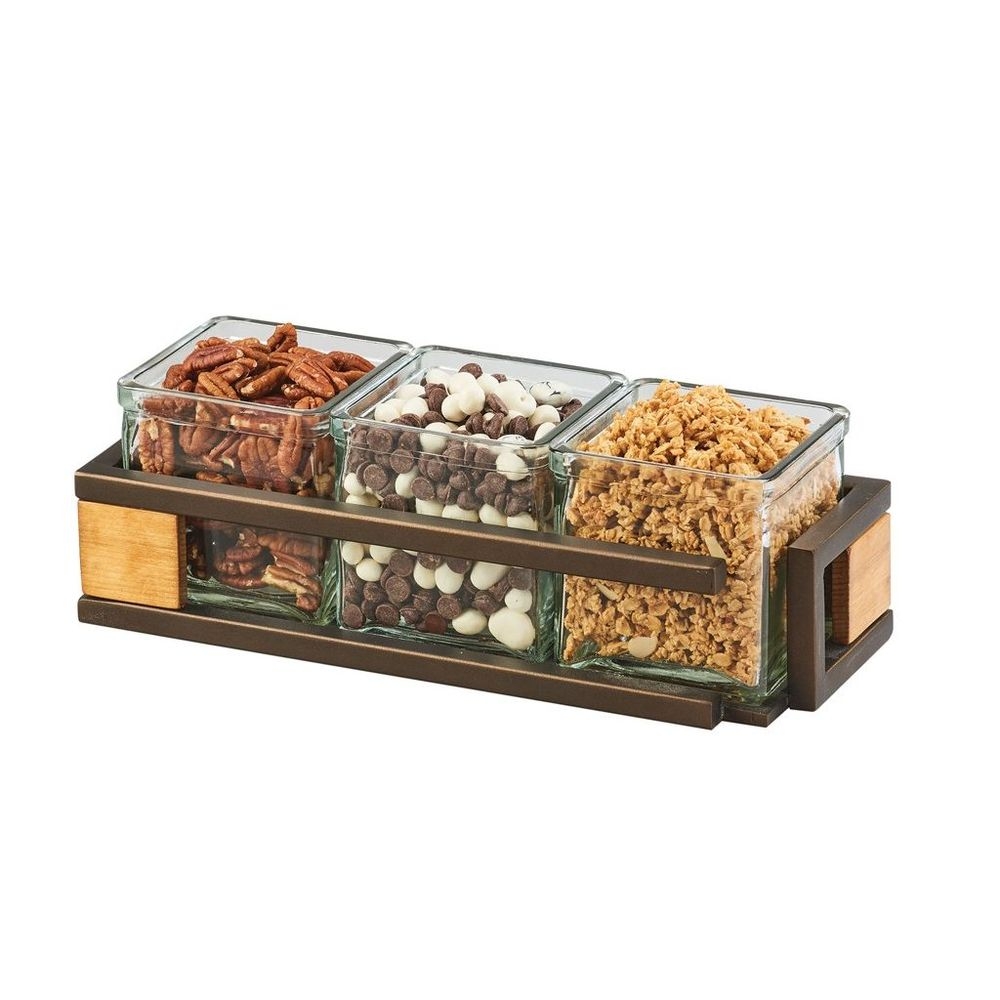 Cal-Mil Sierra 3 Jar Display, 13 x 5 x 4.25 inch