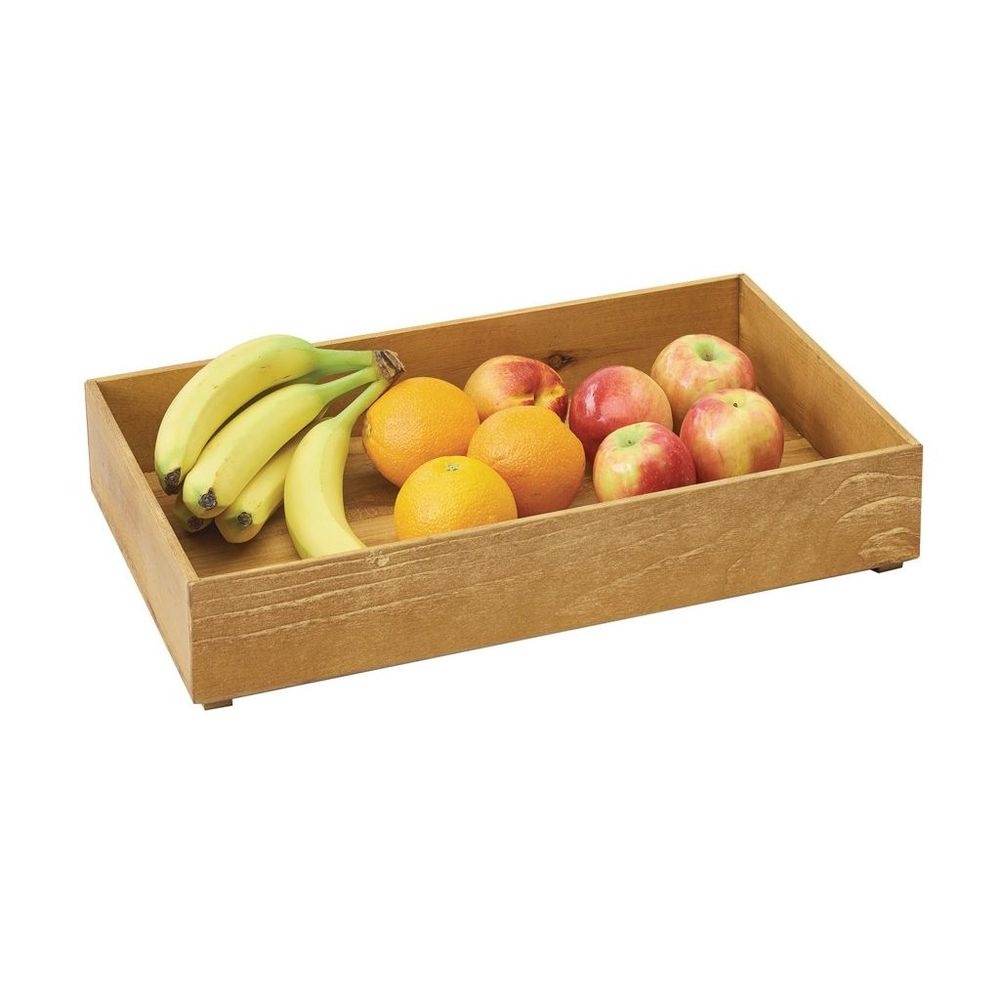 Cal-Mil Madera Stacking Box, 20 x 12 x 3.25 inch