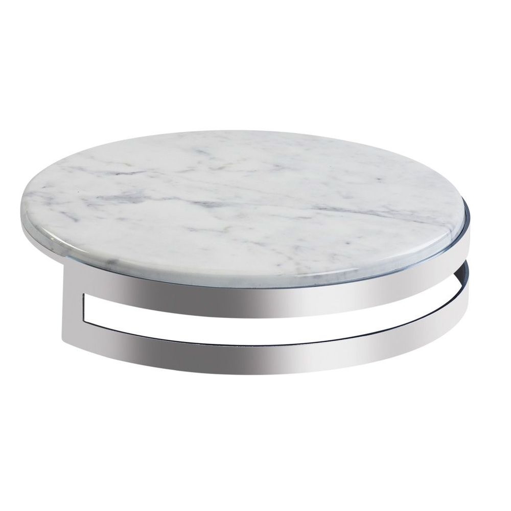 Cal-Mil Ashwood Marble Riser, 15 inch Dia x 3.25 inch