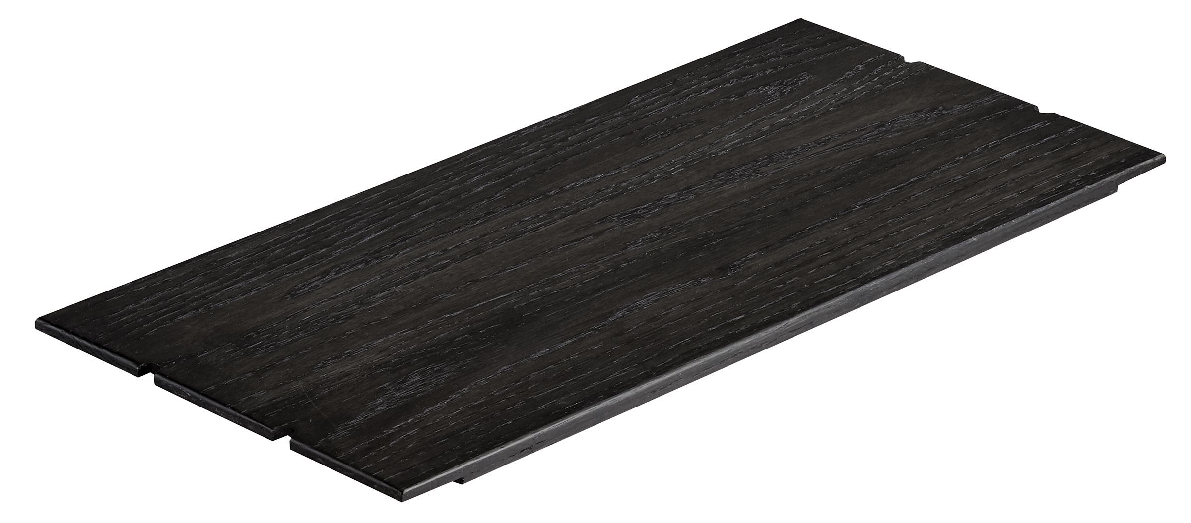 Cal Mil Cinderwood Notched Rectangular Riser Shelf, 11 inch Width x 24 inch Depth x 0.5 inch Height