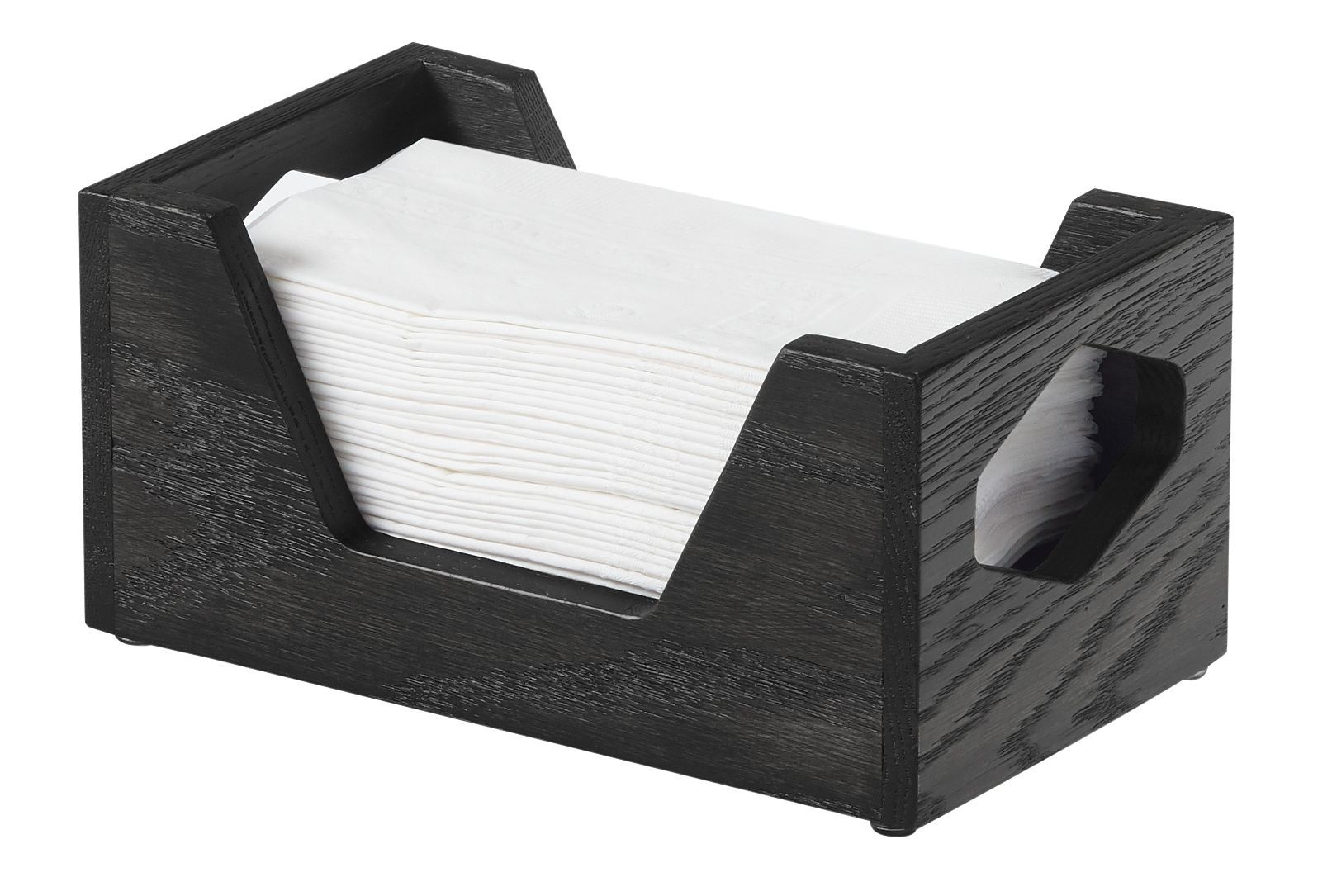 Cal Mil Cinderwood Napkin Holder, 9.5 inch Width x 5.5 inch Depth x 1.375 inch Height