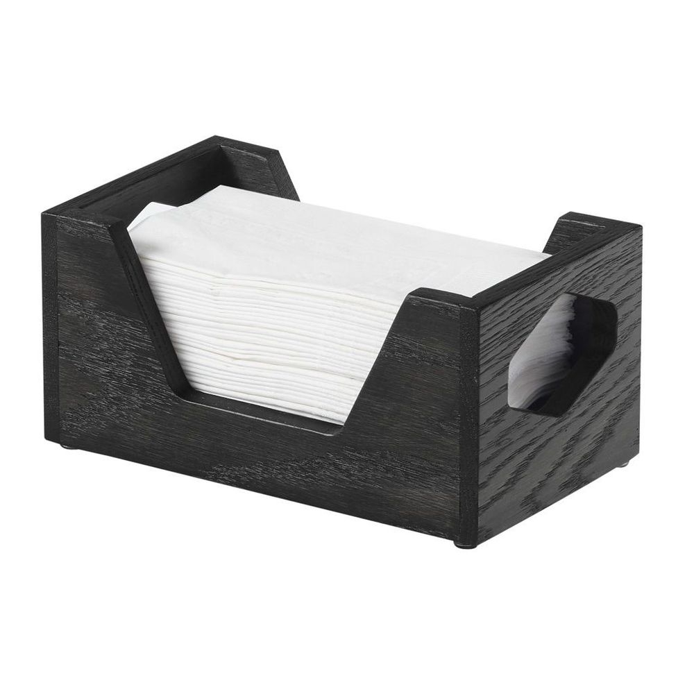 Cal-Mil Oak Ashwood Cinderwood Napkin Holder, 9 x 5 x 4.5 inch