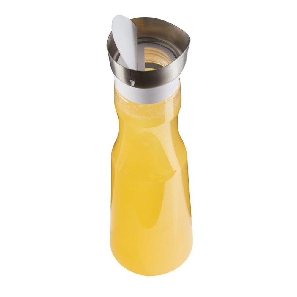 Cal-Mil 34 Ounce Polycarbonate Carafe with Hinged Closing Lid, 4 inch Dia. x 10 inch Height