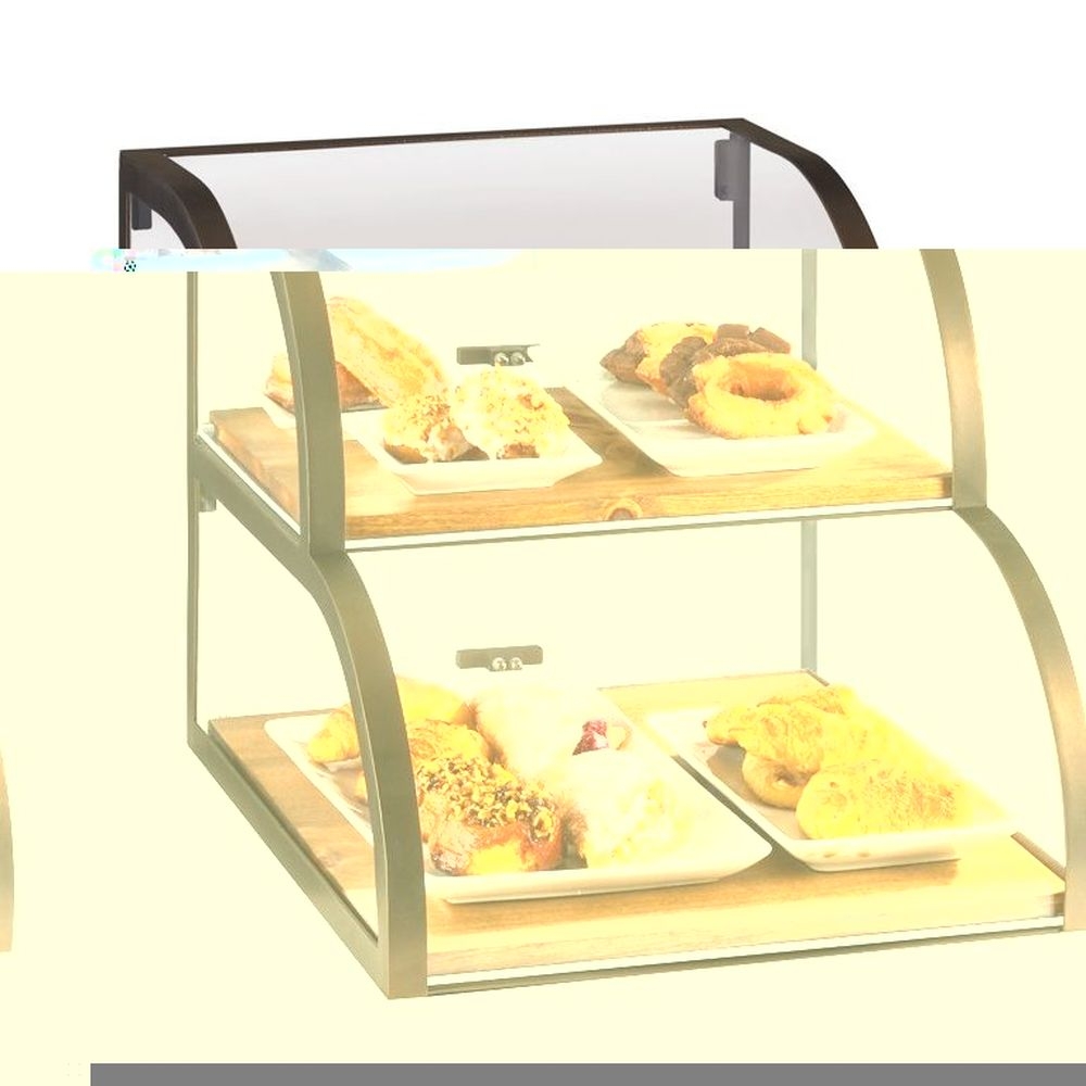 Cal-Mil Sierra 2 Tier Self Serve Display Case, 19 x 22 x 18.5 inch