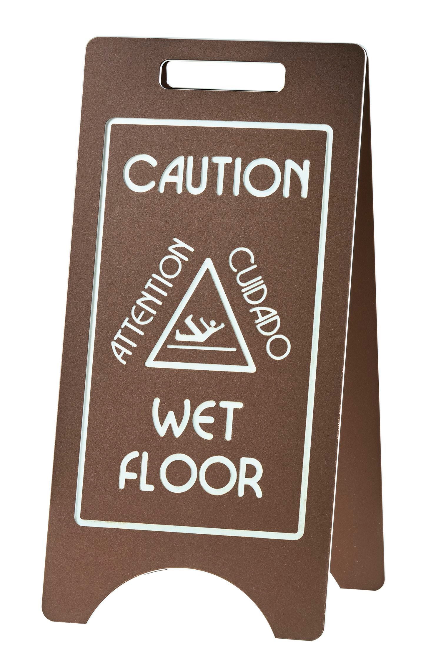 Cal Mil Extra Durable Wet Floor Sign, 11.75 inch Width x 17 inch Depth x 23 inch Height