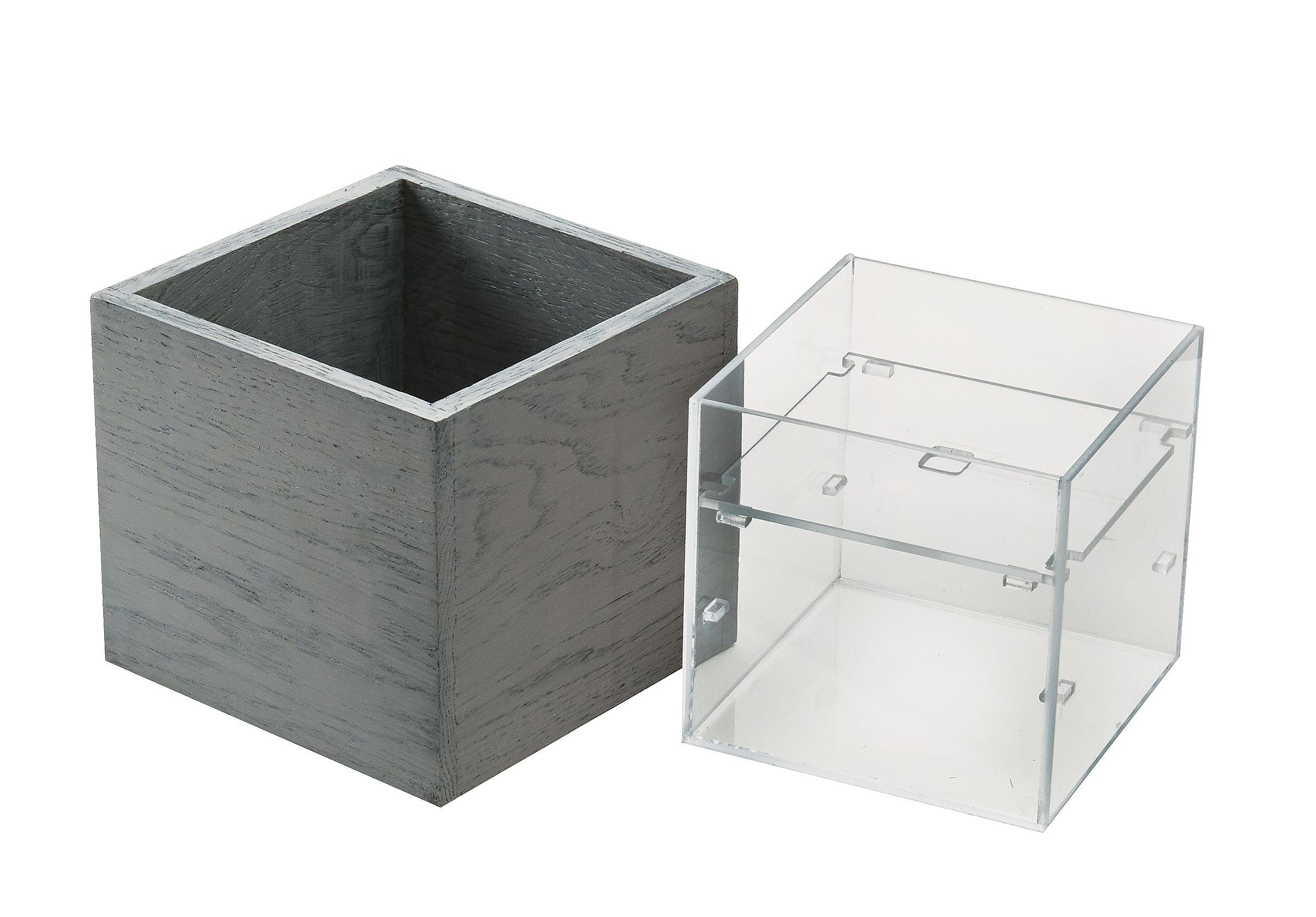 Cal Mil Ashwood Condiment Holder, 7.5 inch Width x 7.5 inch Depth x 7 inch Height