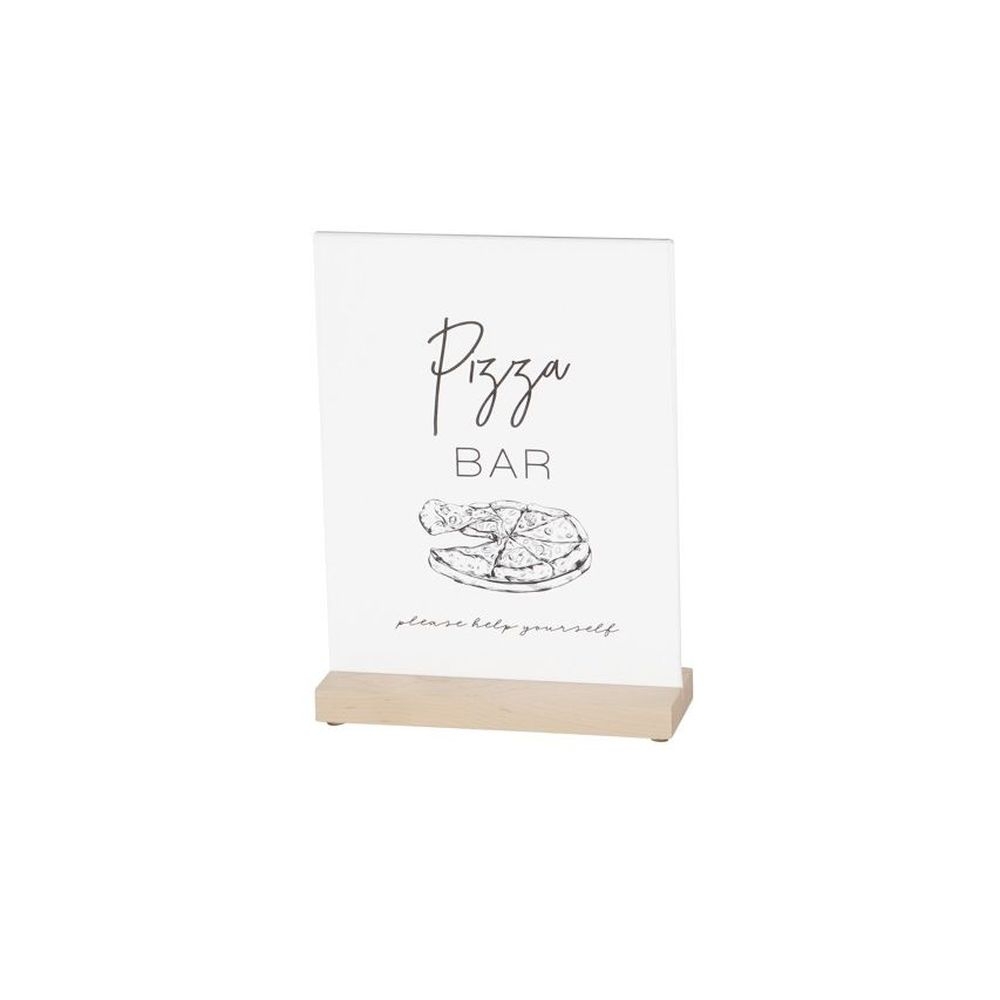 Cal-Mil Blonde Sign Holder, 8.5 inch Width x 11 inch Height -- 6 per case