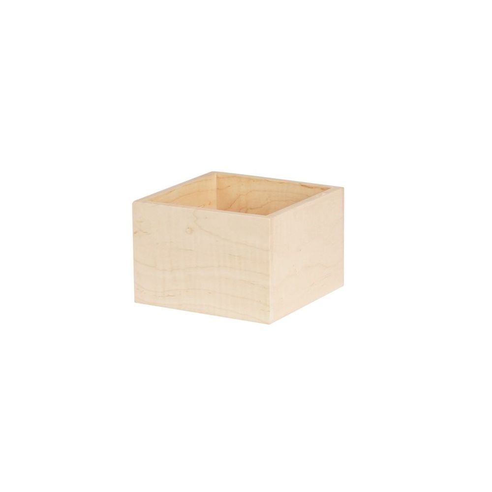 Cal-Mil Blonde Merchandiser Box, 4 inch Width x 4 inch Depth x 4 inch Height -- 4 per case