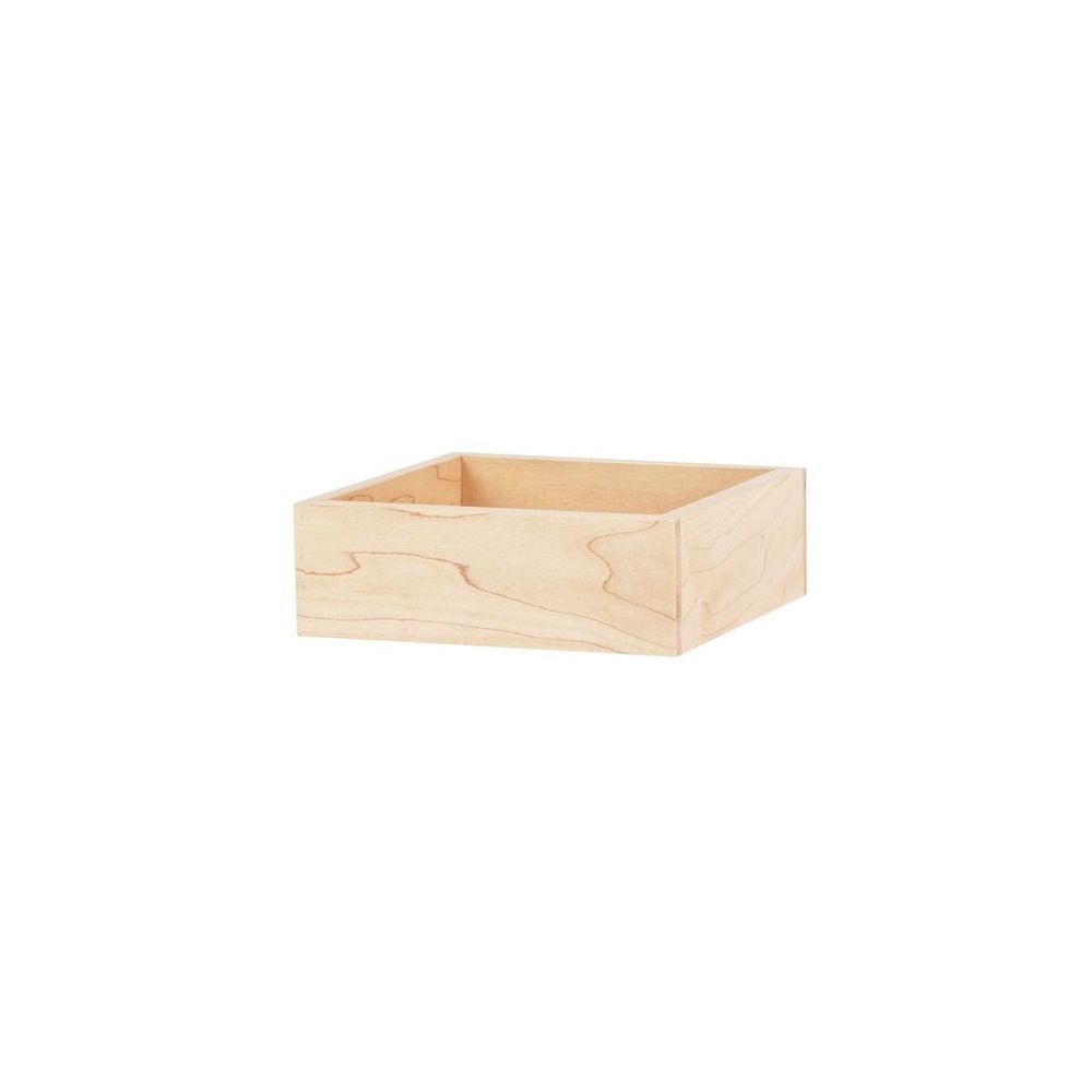 Cal-Mil Blonde Merchandiser Box, 6 inch Width x 6 inch Depth x 2 inch Height -- 4 per case