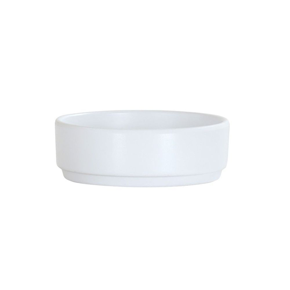 Cal-Mil Hudson White 2 Ounce Melamine Ramekin, 3 inch Dia. X 1 inch Height
