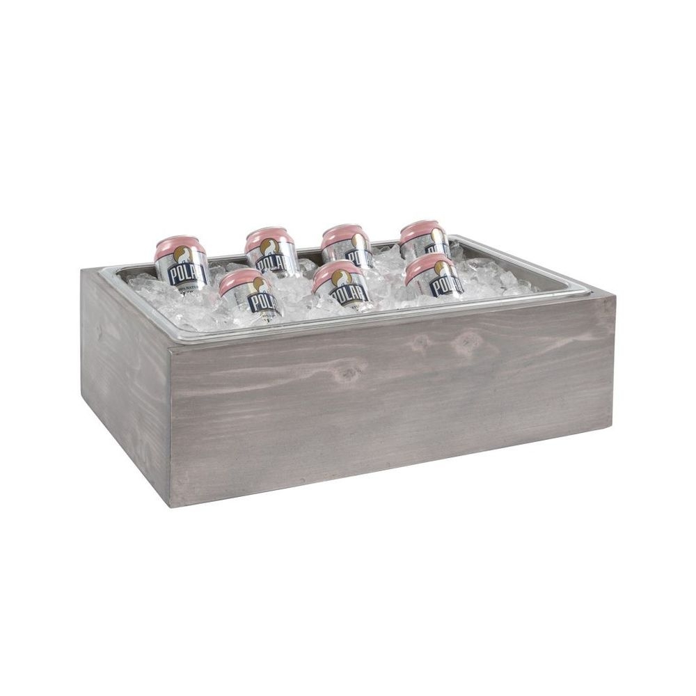 Cal-Mil Aspen Ice Housing with Clear Pan, 21.5 inch Width x 12.5 inch Depth x 6 inch Height