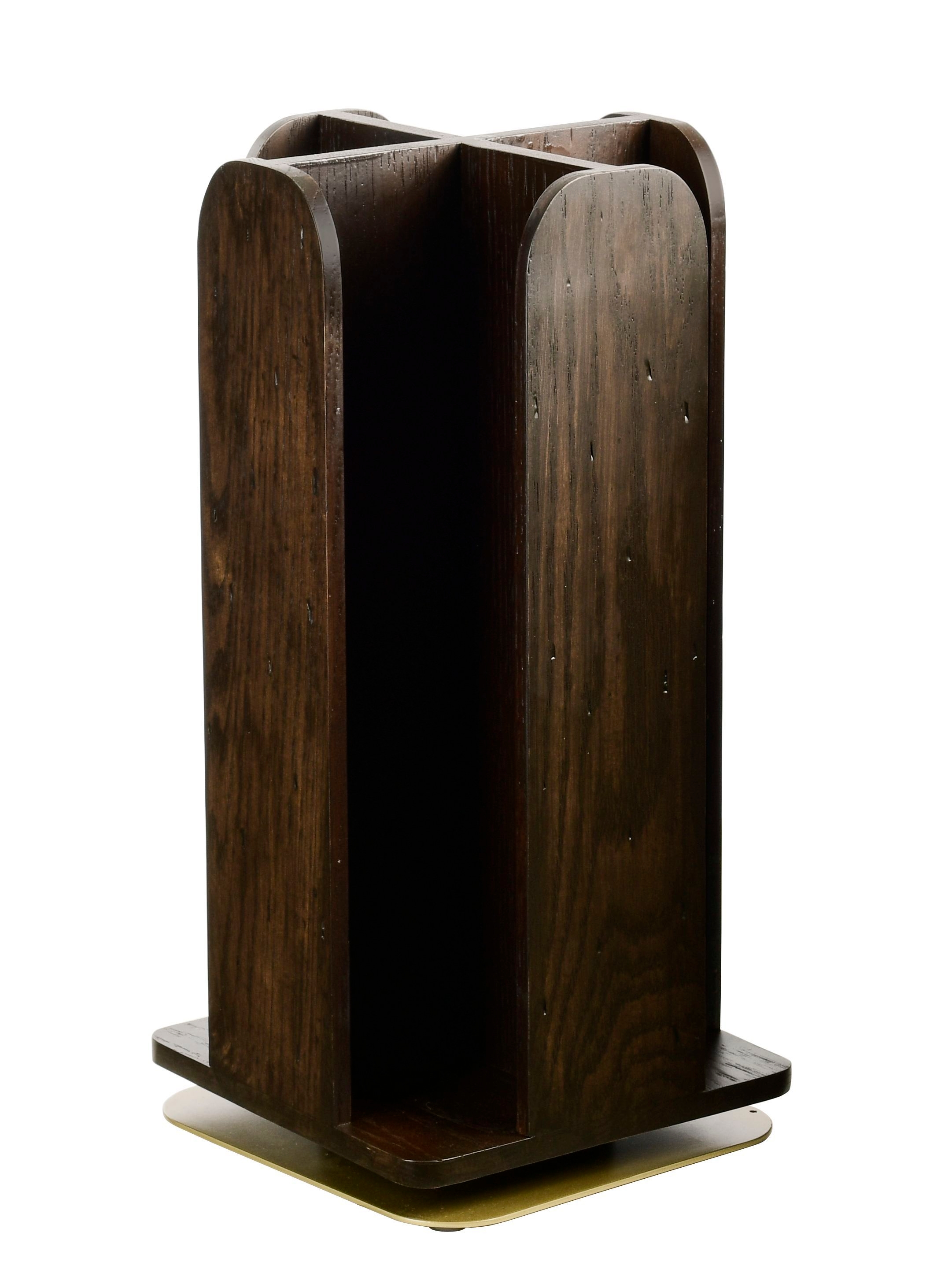 Cal Mil Heritage Revolving Cup and Lid Organizer, 8 inch Width x 8 inch Depth x 18.25 inch Height