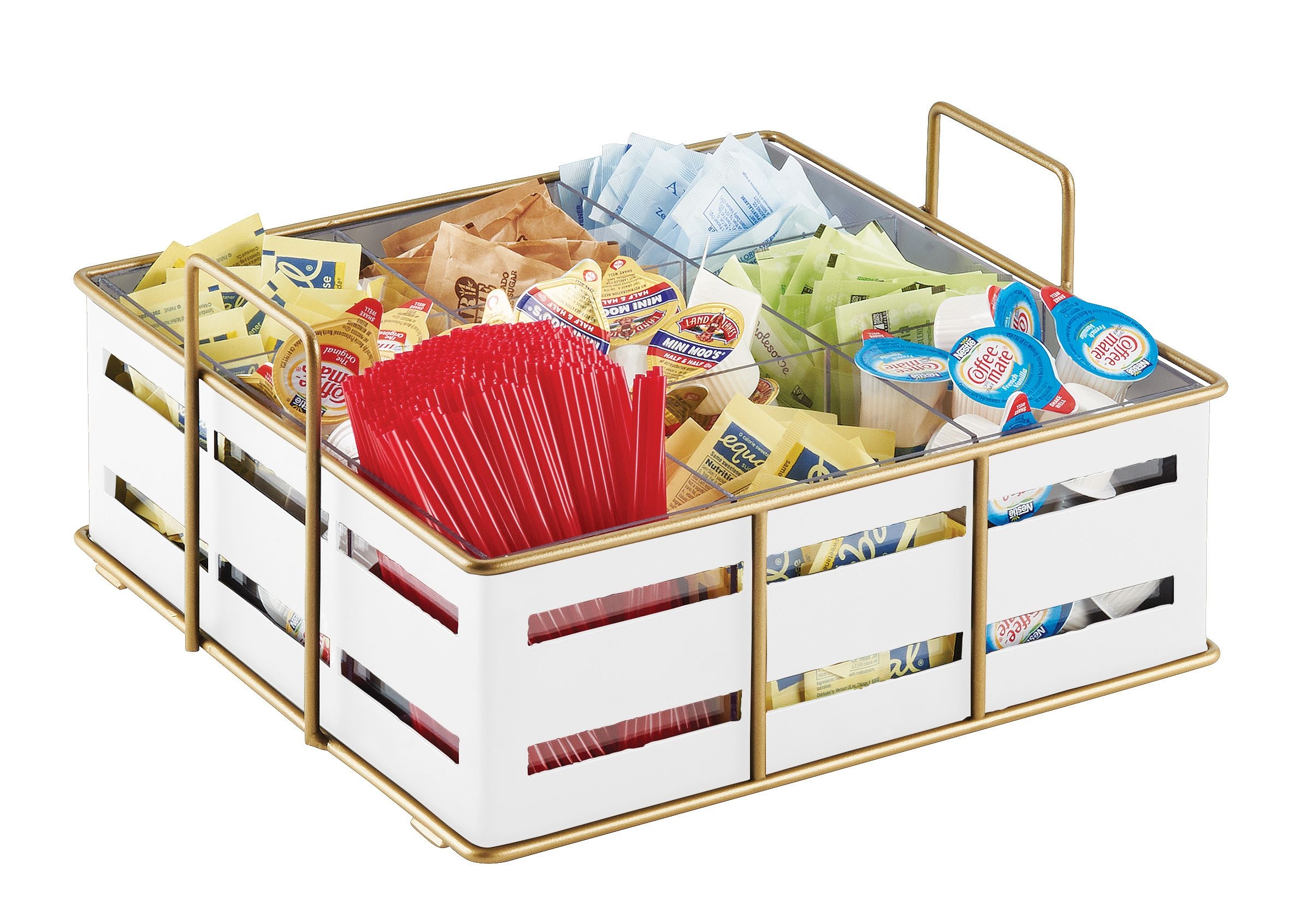 Cal Mil Empire Multi Section Condiment Organizer, 11.75 inch Width x 11.5 inch Depth x 6 inch Height