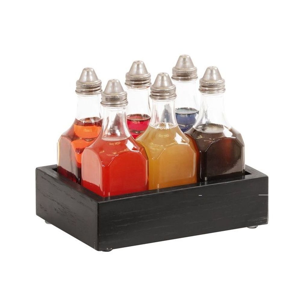 Cal-Mil Cinderwood Bitters Caddy, 7.5 inch Width x 5.5 inch Depth x 6.5 inch Height