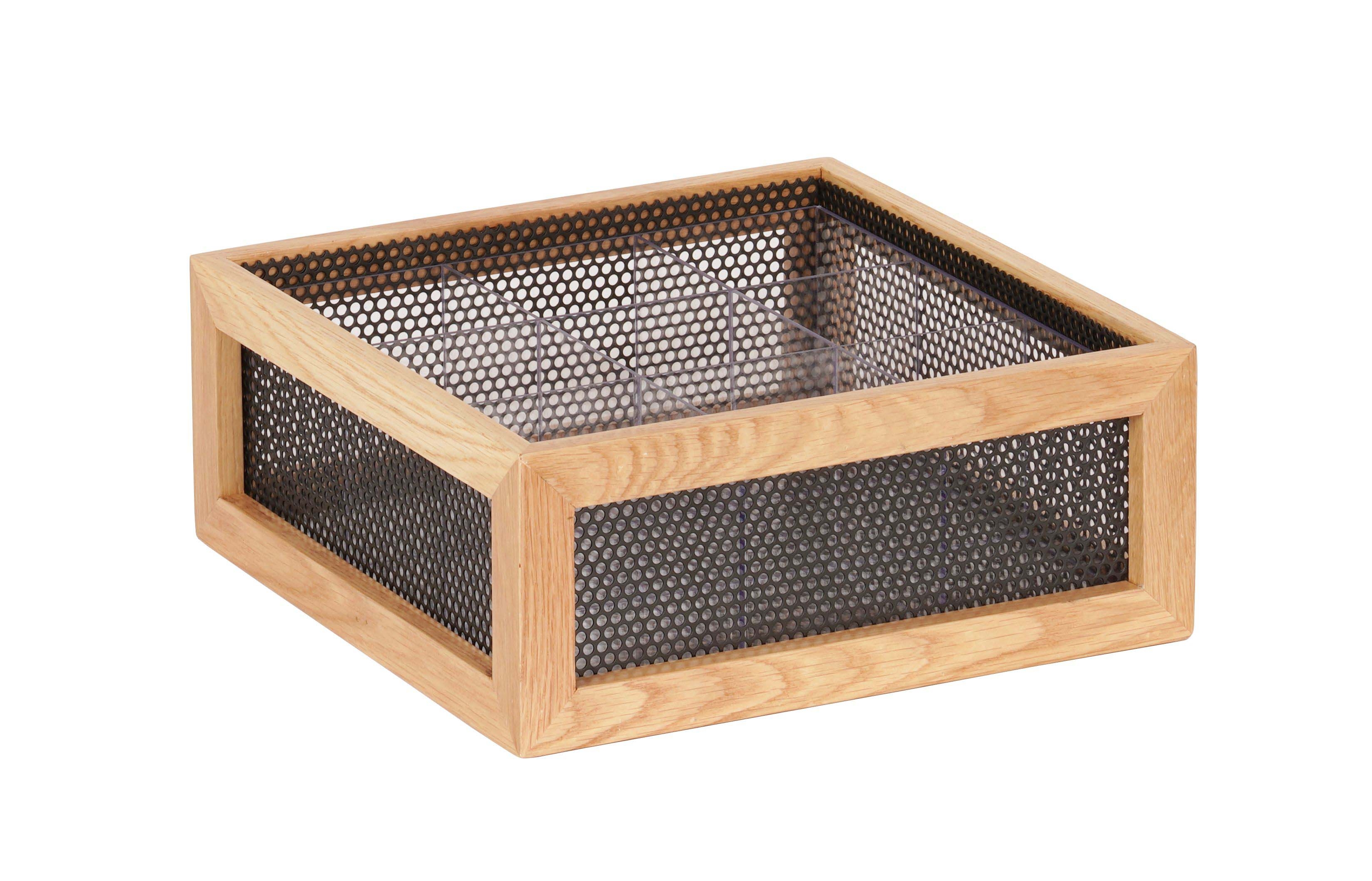 Cal Mil Camden 9 Section Condiment Organizer, 12 inch Width x 12 inch Depth x 4.5 inch Height