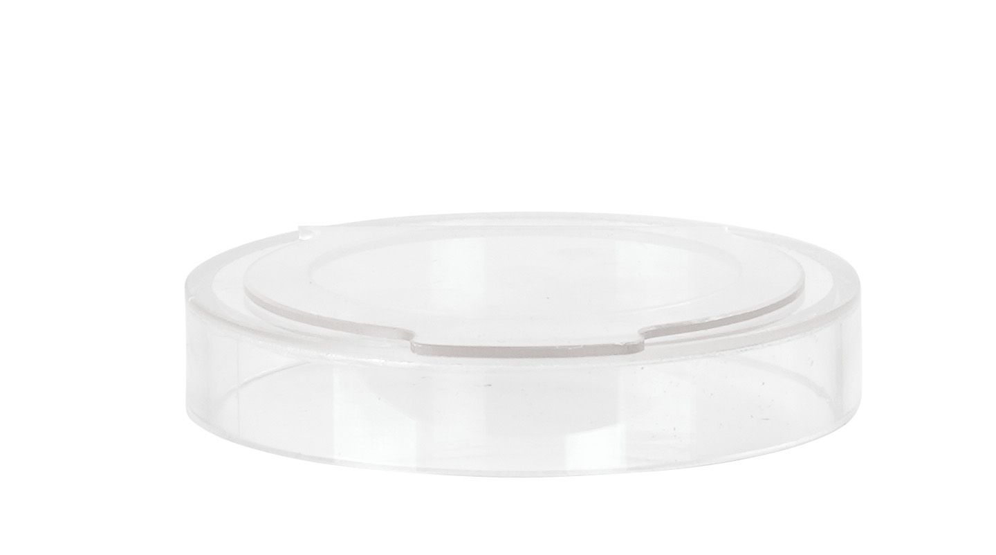 Cal Mil Clear Flip Lid for 1851-4 Mixology Jar, 4.5 inch Dia. x 1 inch Height