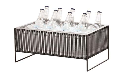 Cal-Mil Camden Ice Housing with Clear Pan, 13 inch Width x 20.75 inch Depth x 9.5 inch Height