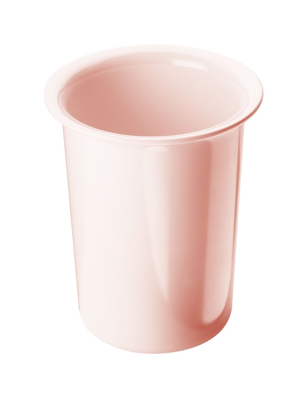 Cal Mil Blush Solid Melamine Cylinder, 4.5 inch Dia. x 5.5 inch Height