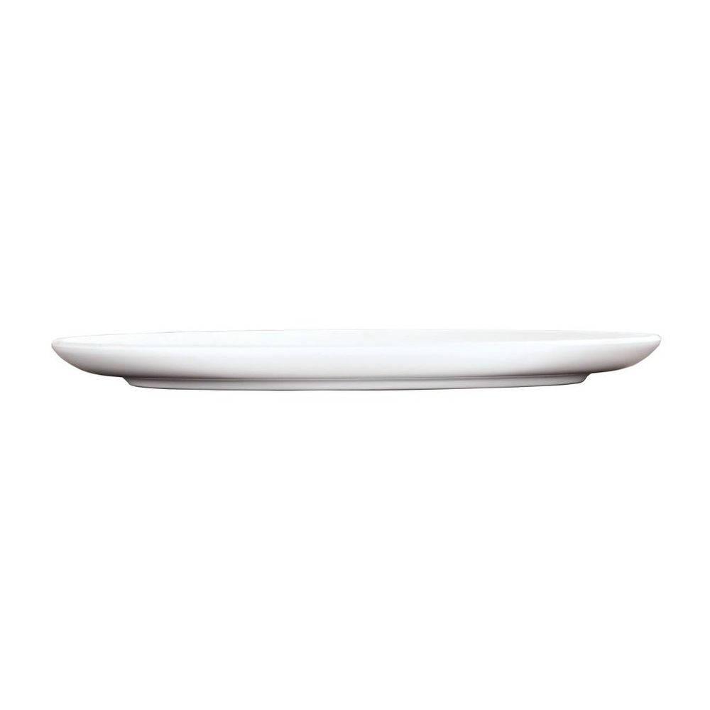 Cal-Mil Blanca White Melamine Plate, 10.75 inch Dia. x 0.75 inch Height