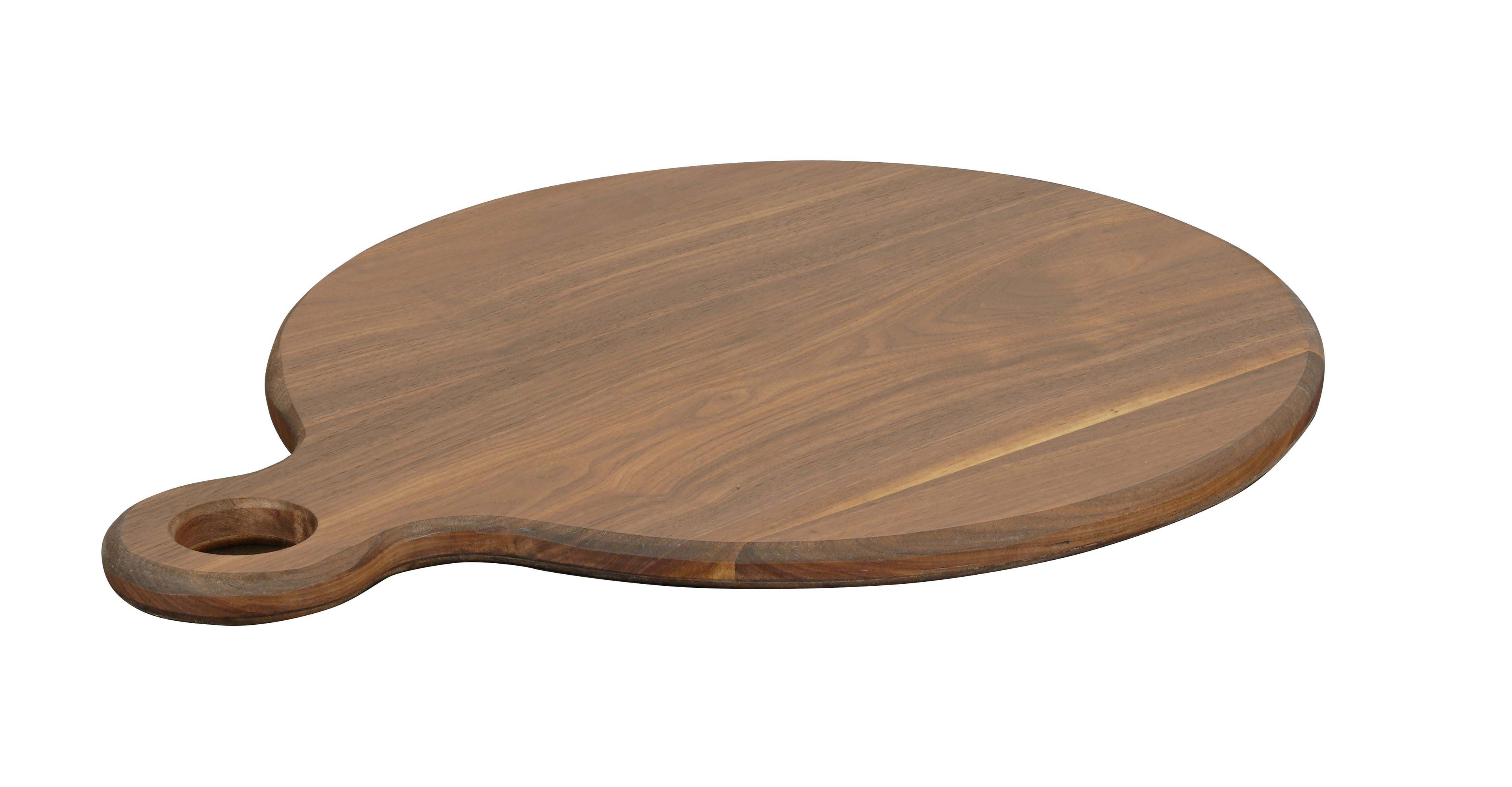 Cal Mil Sydney Walnut Serving Board, 16 inch Dia. x 0.75 inch Height