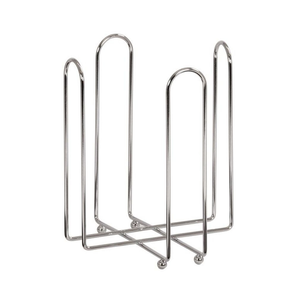 Cal-Mil Chrome 6 inch Bowl Holder, 6.5 inch Width x 6.5 inch Depth x 7.375 inch Height