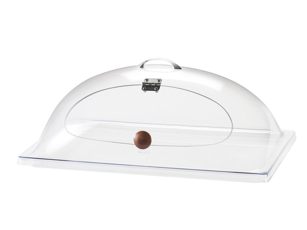 Cal Mil Dome Cover with Front Door, 15.5 inch Width x 11.375 inch Depth x 6.5 inch Height