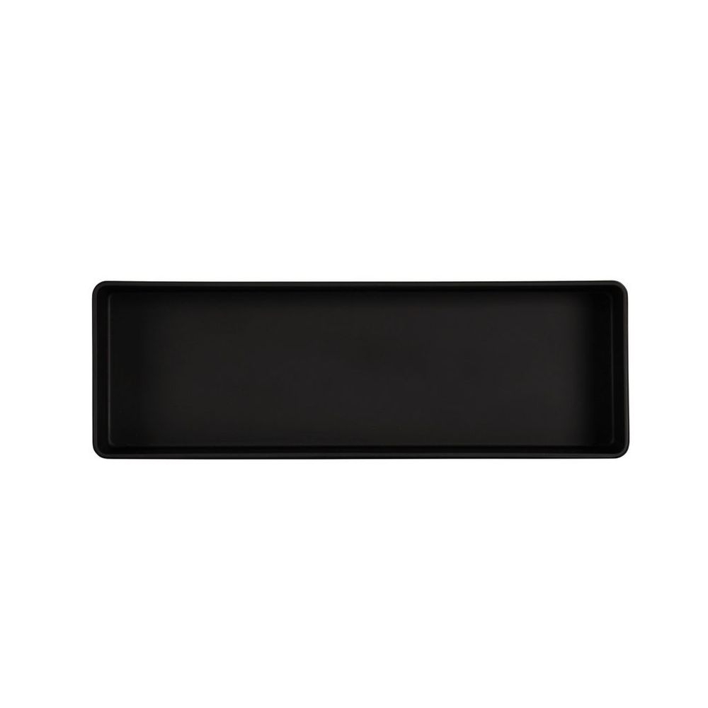 Cal-Mil Hudson Black Rectangle Melamine Bowl, 18 inch Width x 6 inch Depth x 3 inch Height