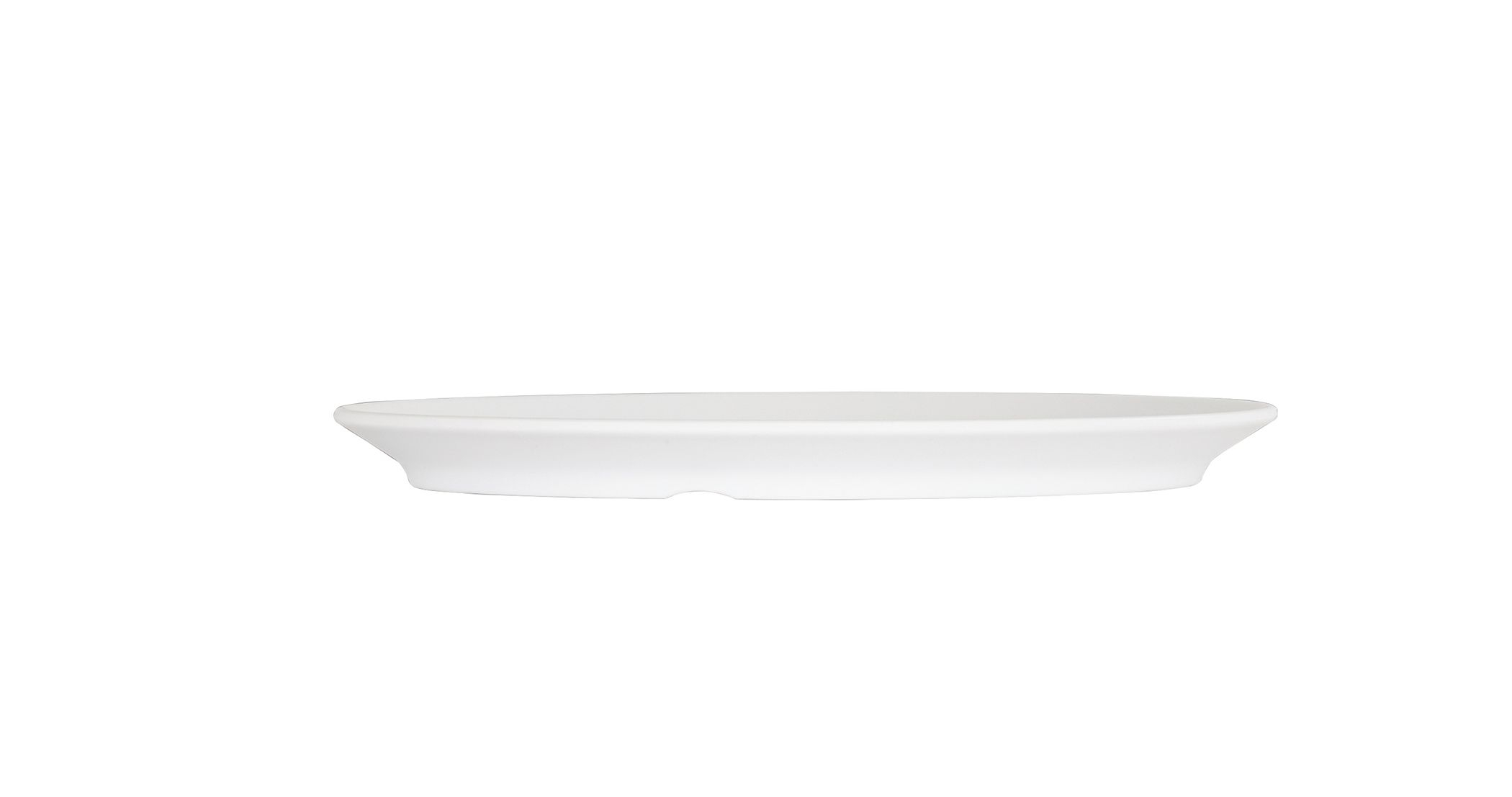 Cal Mil Narrow Rim Plate, 7 inch Width x 0.653 inch Height