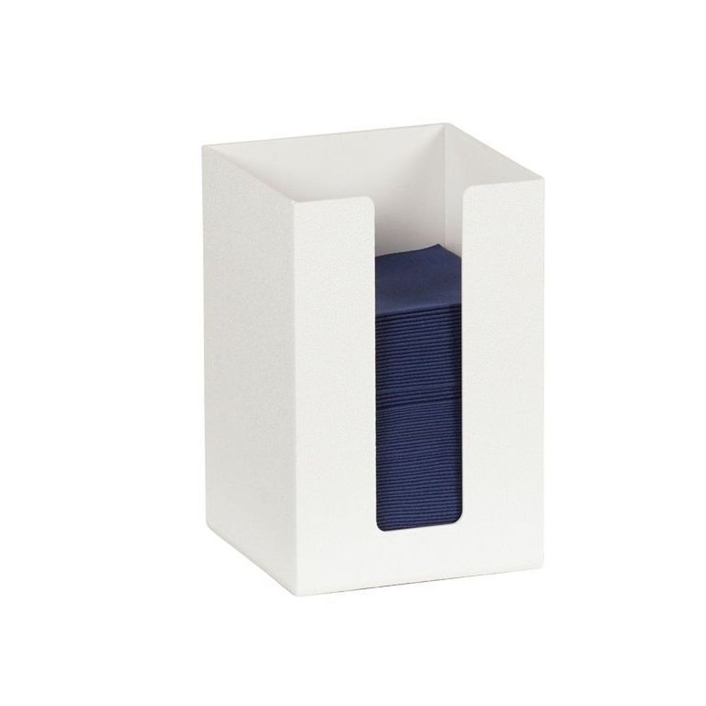 Cal-Mil Classic White Napkin Organizer, 5.5 inch Width x 5.5 inch Depth x 8 inch Height