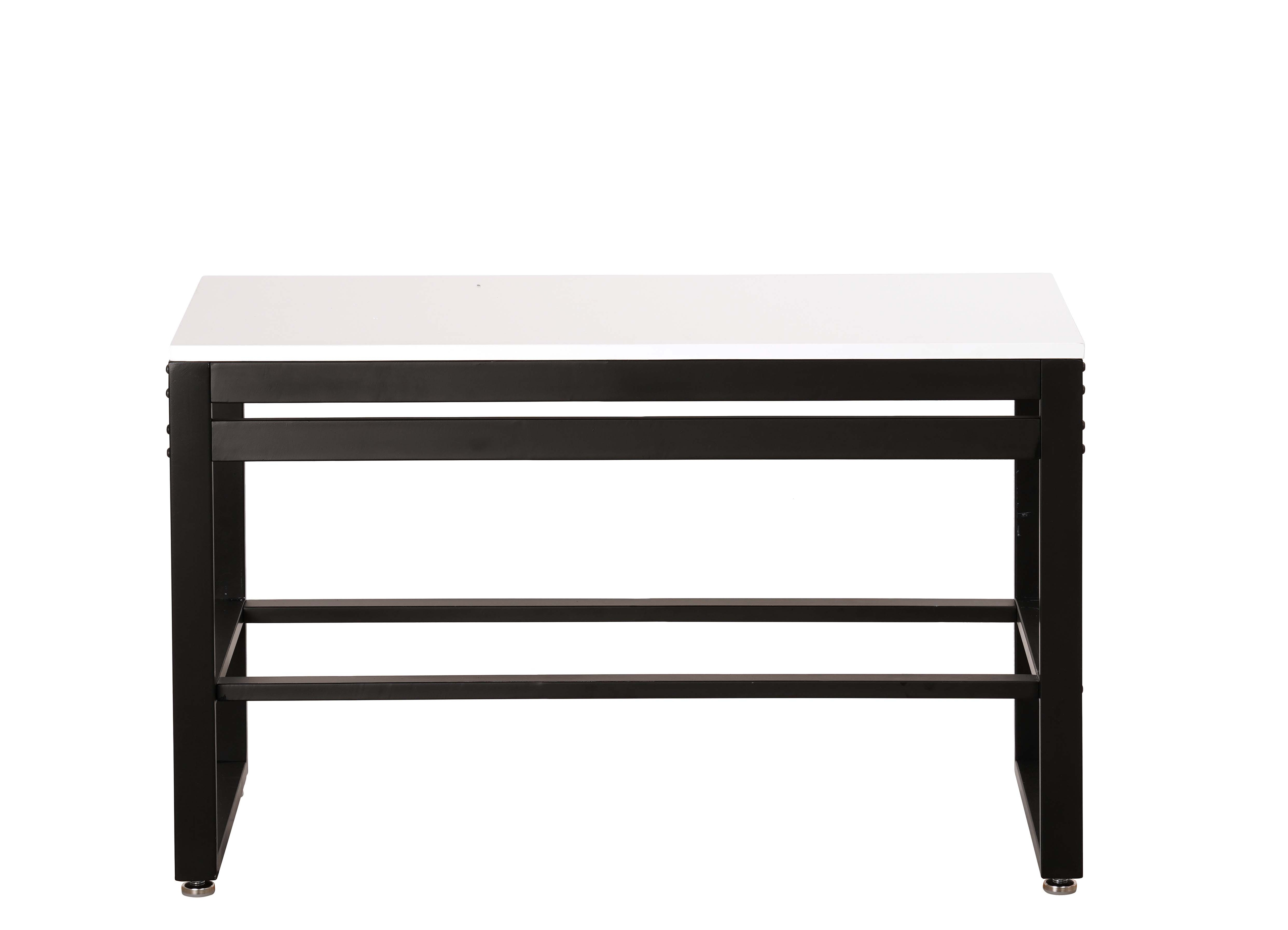 Cal Mil White Nesting Table, 38 inch Width x 18 inch Depth x 27 7/8 inch Height