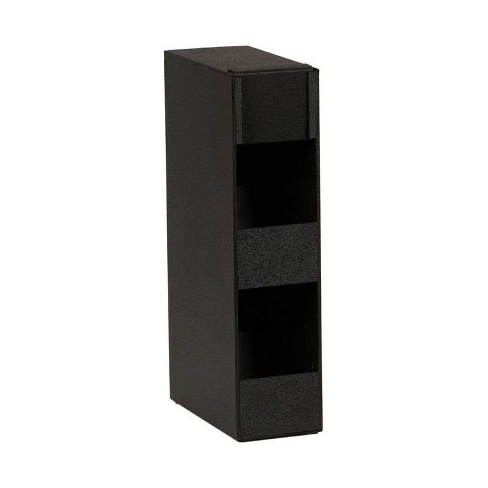 Cal-Mil Classic Black 2 Section Straw Holder, 6 inch Width x 11.5 inch Depth x 23.5 inch Height