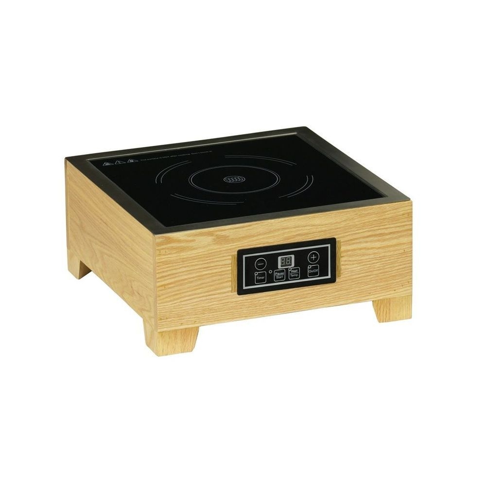Cal-Mil Oak Sydney Induction Unit, 22 inch Width x 14 inch Depth x 13 inch Height