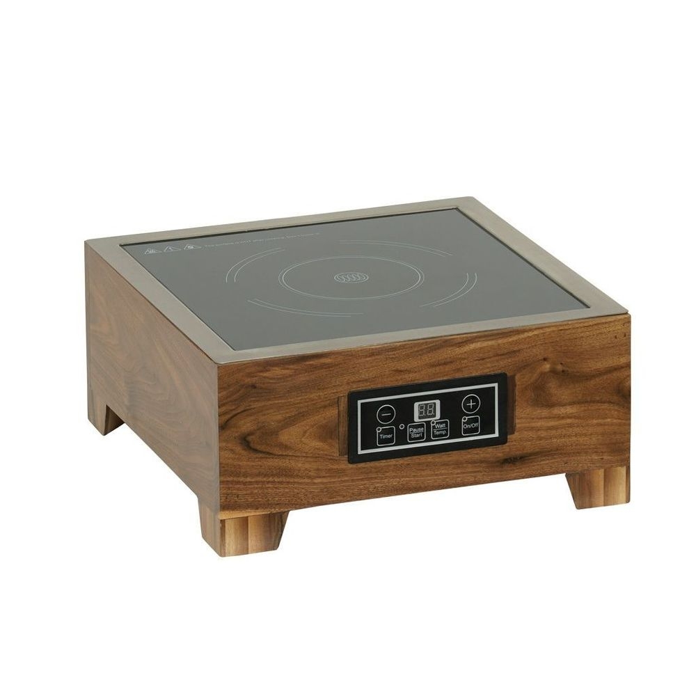 Cal-Mil Walnut Sydney Induction Uni, 22 inch Width x 14 inch Depth x 13 inch Height