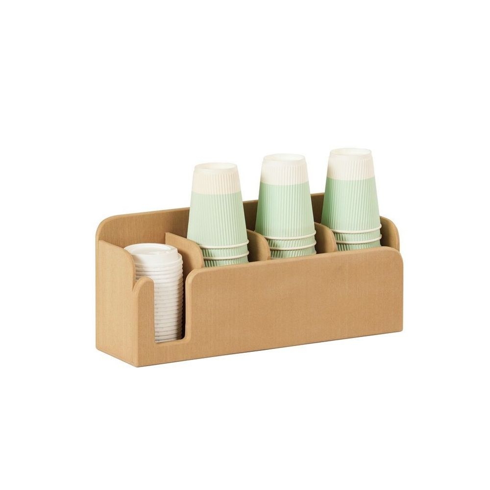 Cal-Mil Renew Cup/Lid/Straw Holder, 13 inch Width x 4.5 inch Depth x 6 inch Height