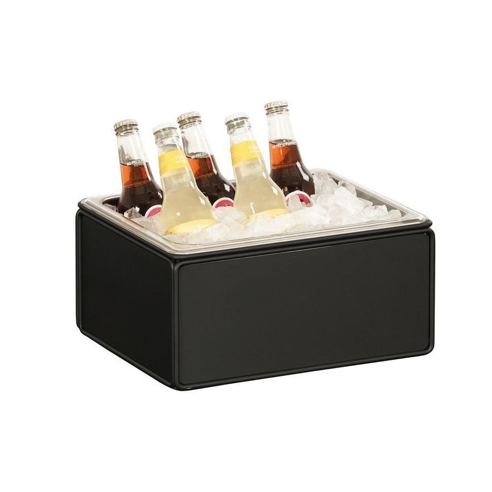 Cal-Mil Onyx Ice Housing with Clear Pan, 13 inch Width x 10.5 inch Depth x 7 inch Height