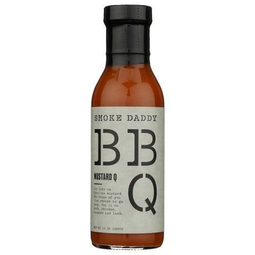 Smoke Daddy Mustard Q BBQ Sauce, 14 Ounce -- 6 per case