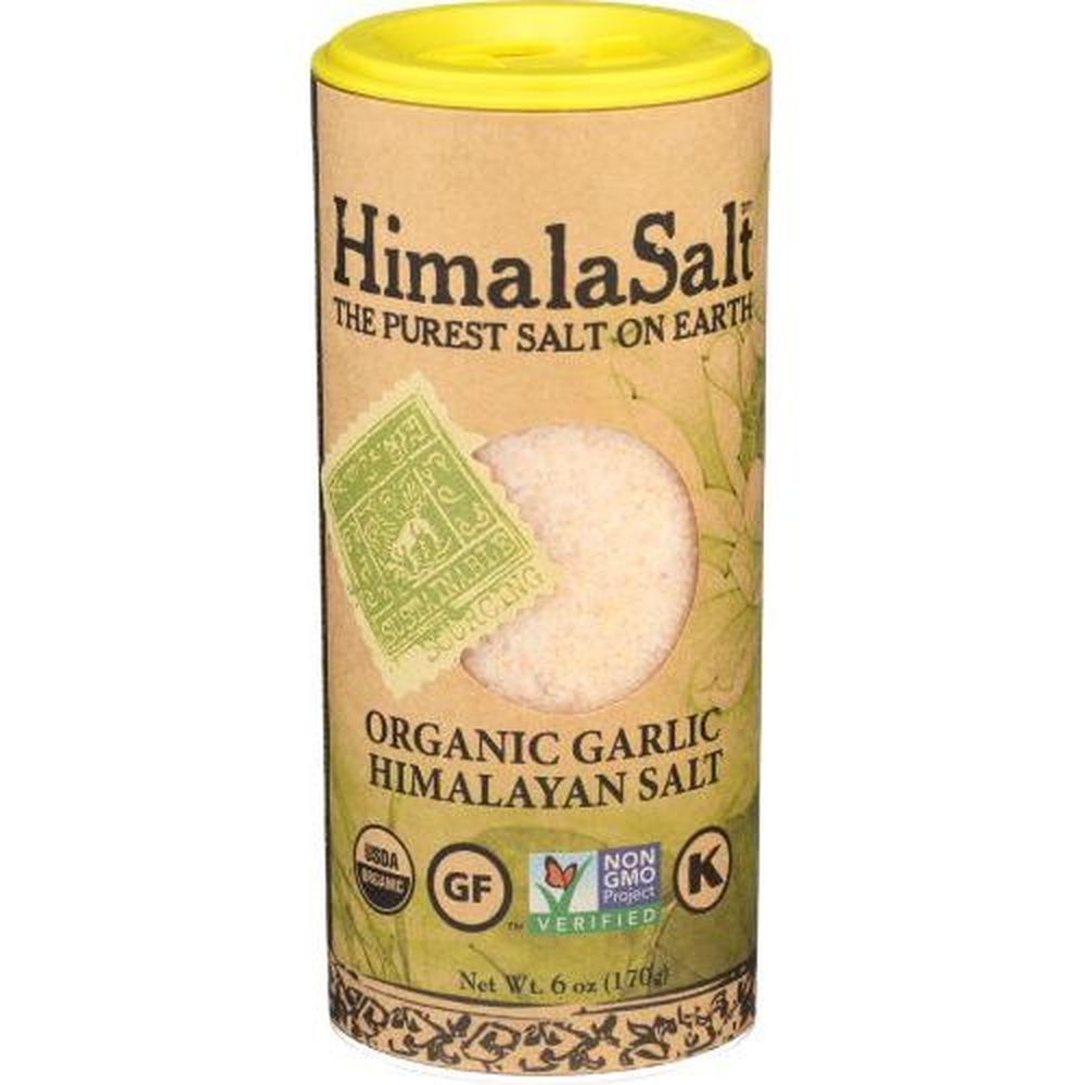 Himala Salt Organic Garlic Himalayan Salt, 6 Ounce -- 6 per case