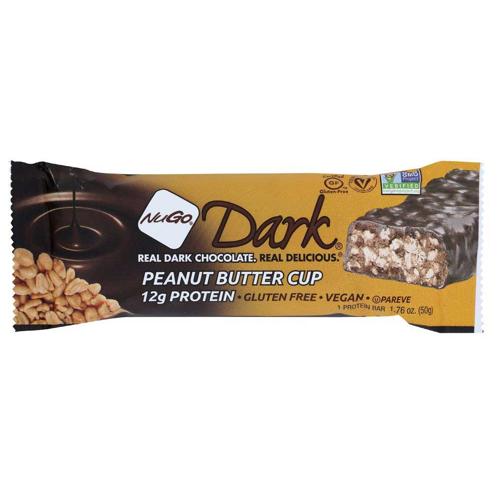 Nugo Peanut Butter Chocolate Nutrition Bar, 1.76 Ounce Cup -- 12 per case.