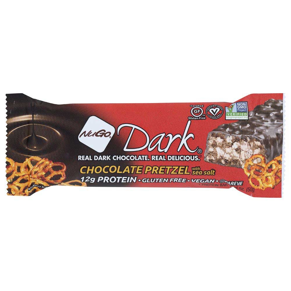 Nugo Dark Chocolate Pretzel Nutrition Bar, 1.76 Ounce -- 12 per case.