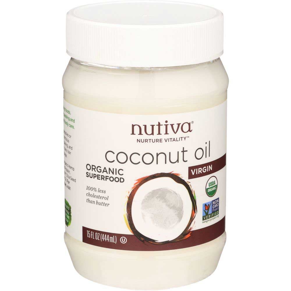 Nutiva Organic Extra Virgin Coconut Oil, 15 Ounce.