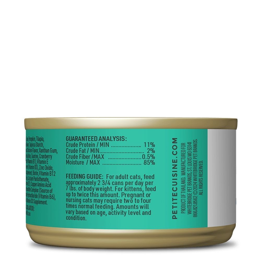 Petite Cuisine Tuna Pumpkin and Tilapia Entree in Broth, 2.8 Ounce -- 24 per case