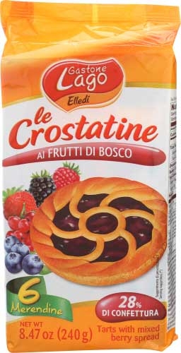 Gastone Lago Le Crostatine - Tart Itite Mixed Berry, 8.47 Ounce -- 8 per case