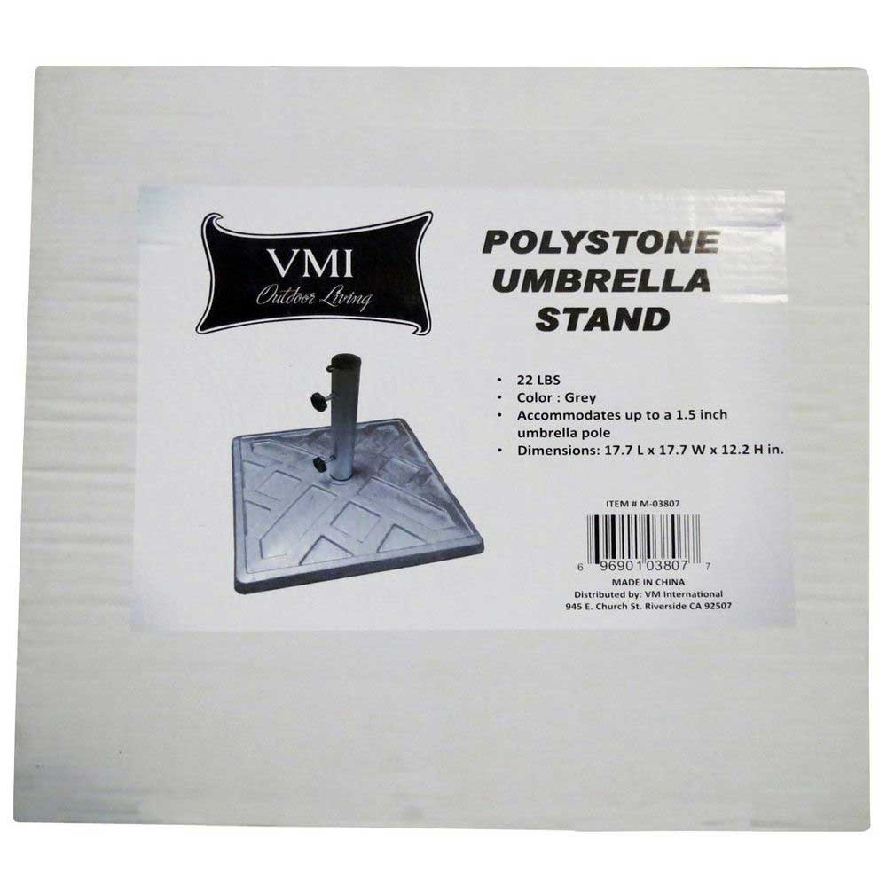 American Maid Square Polystone Umbrella, 22 Pound